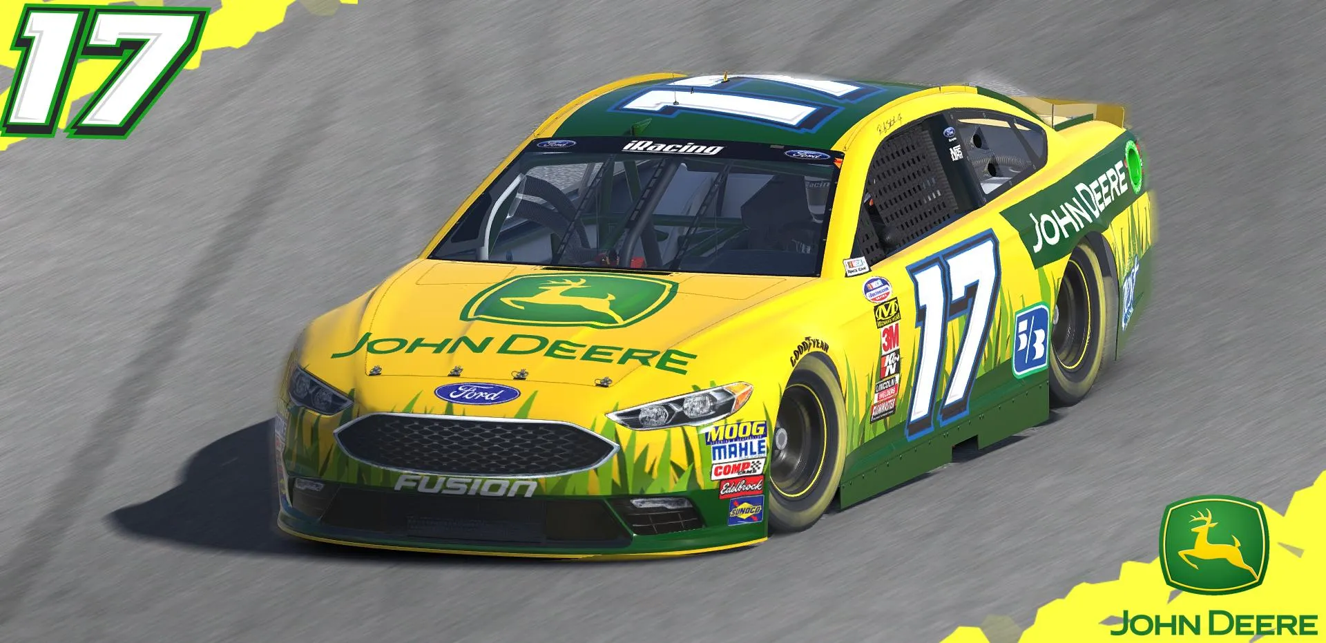 44468 ricky stenhouse john deere diecast 5