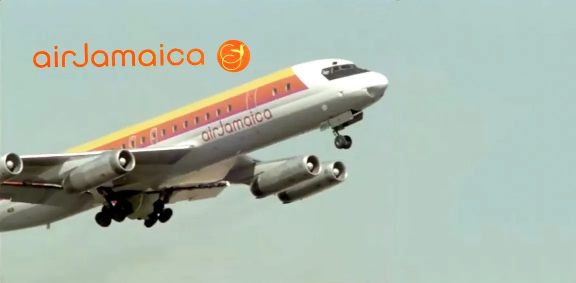 44470 air jamaica douglas dc9 diecast