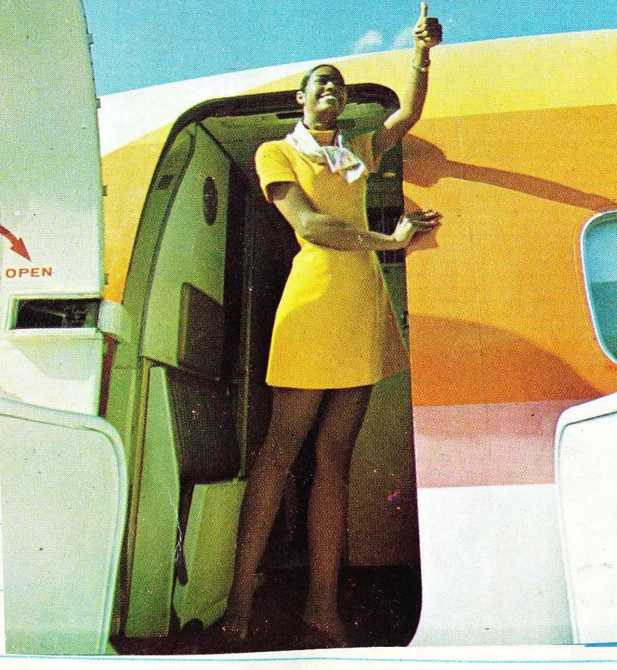 44470 air jamaica fokker 27 diecast