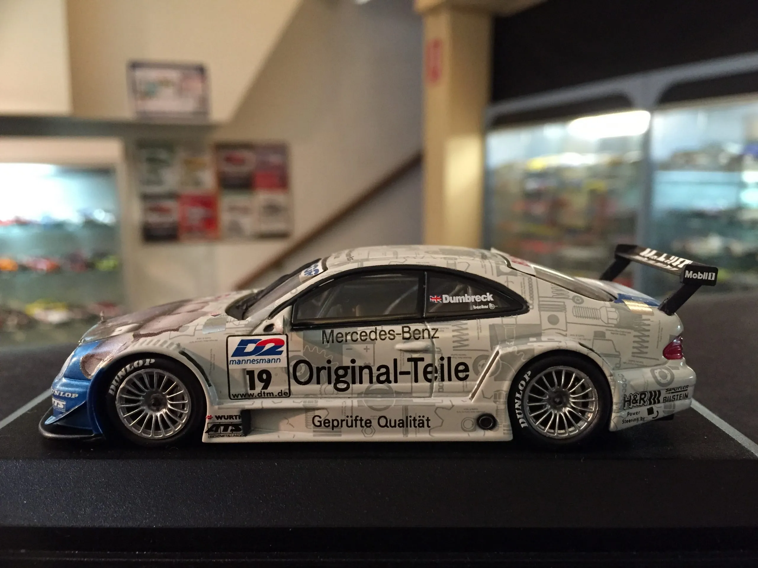 44481 mercedes clk black series diecast