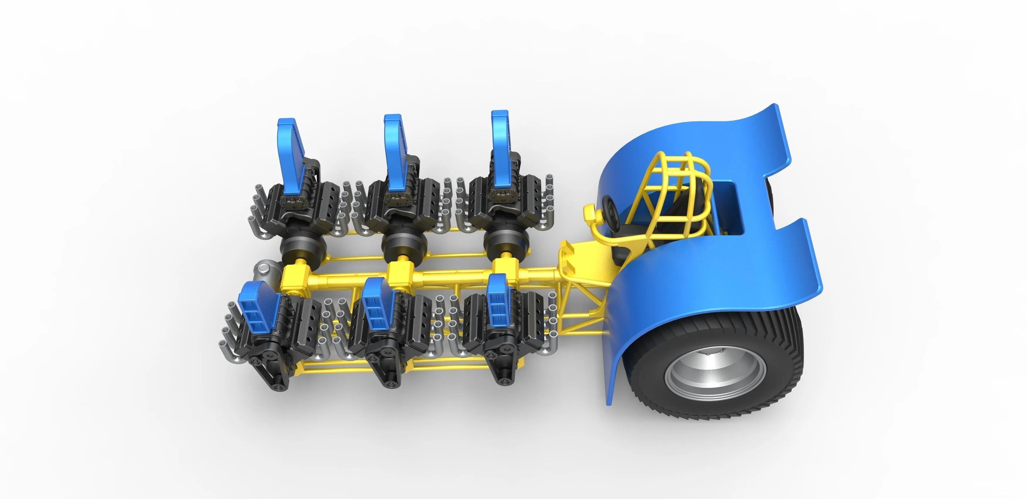 44495 displaying diecast tractors