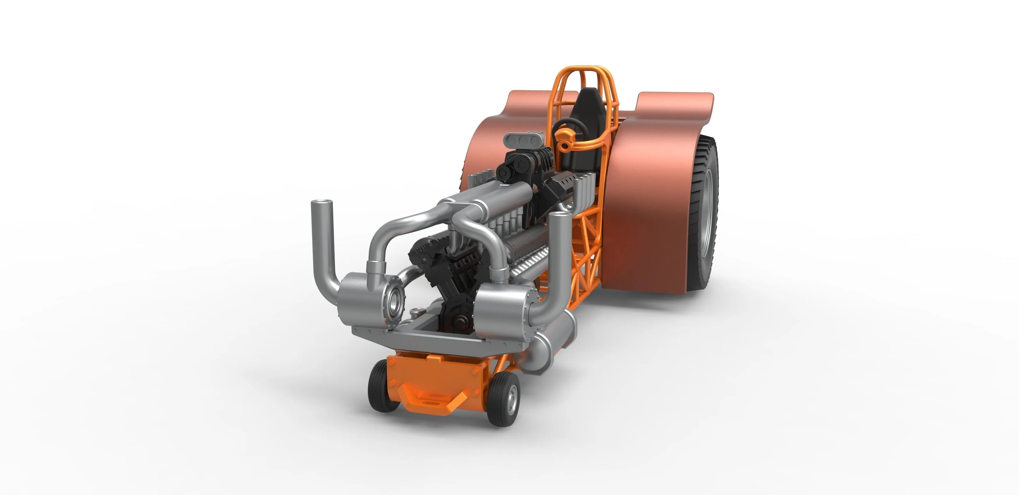 44495 durable diecast tractor