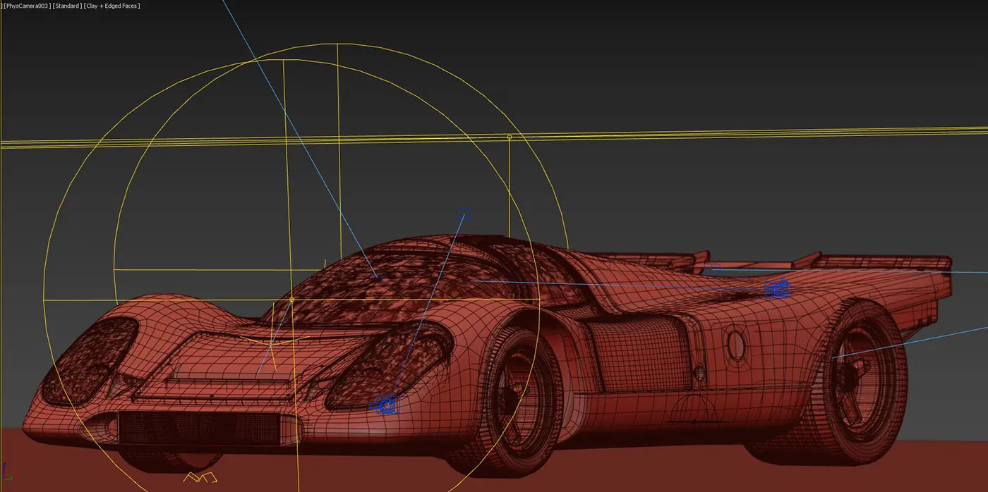 44520 porsche 917k diecast detailing