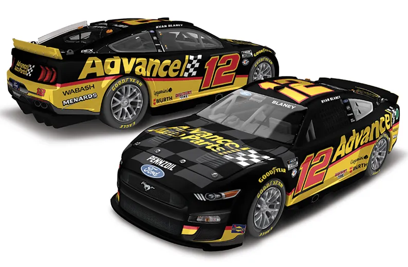 44521 ryan blaney diecast truck scale