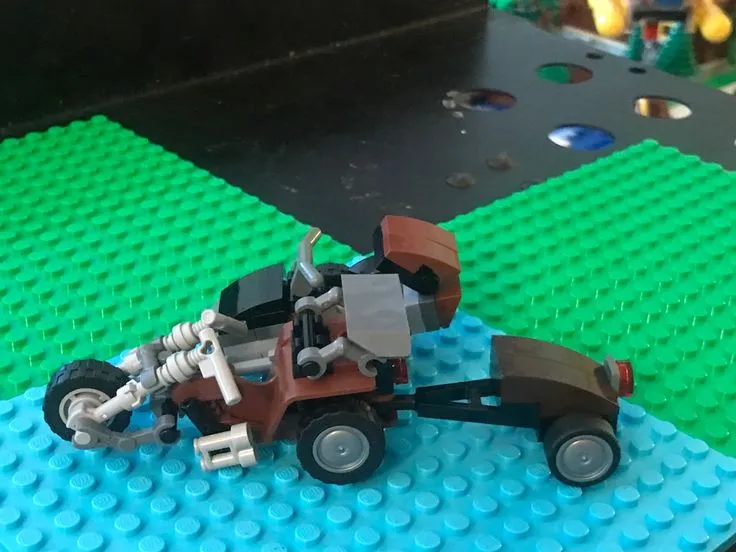 44574 diecast motorcycle sidecar material