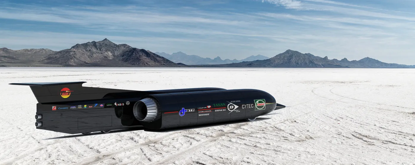 44578 thrust ssc diecast model 4
