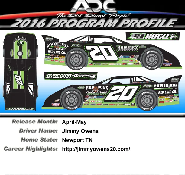 44626 dirt late model diecast cars 4