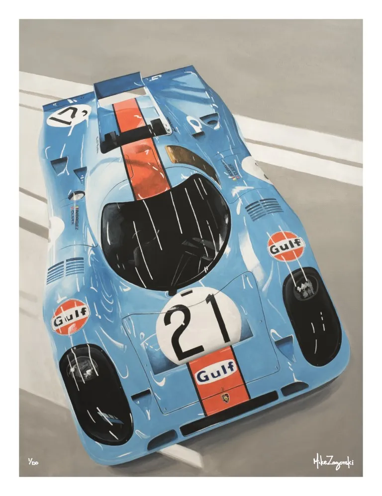 44680 gulf porsche 917 diecast model 2