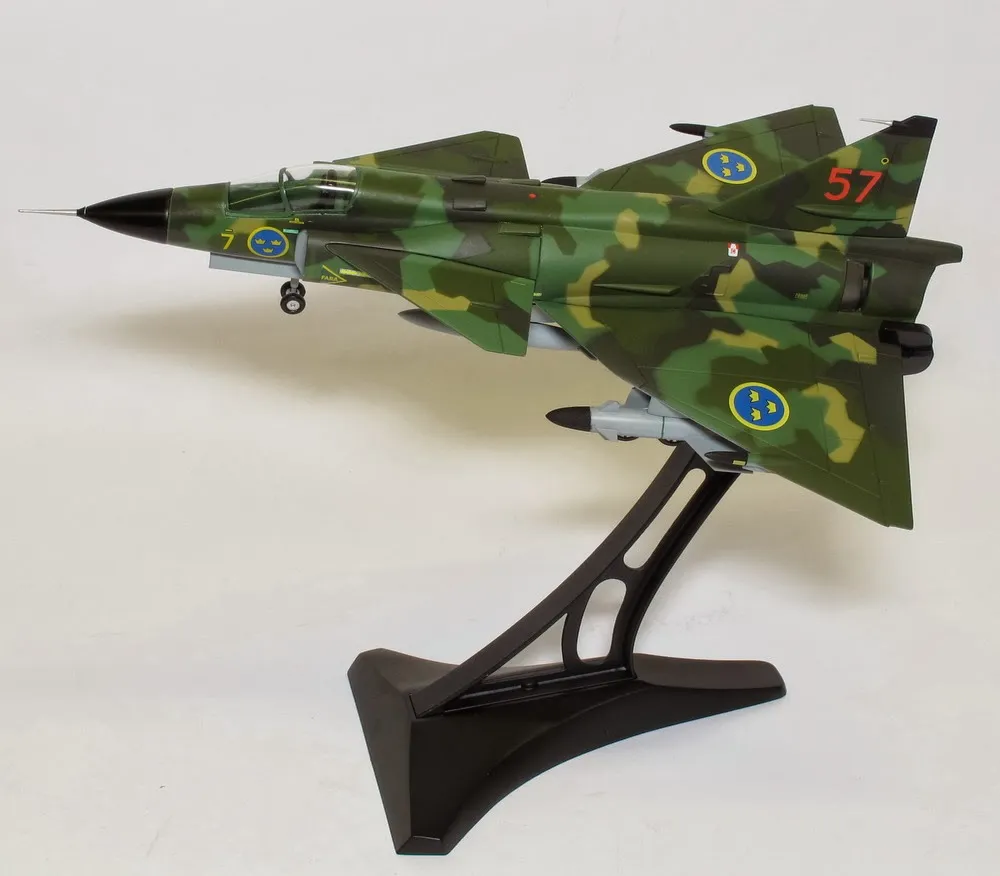 44701 saab viggen diecast model 6
